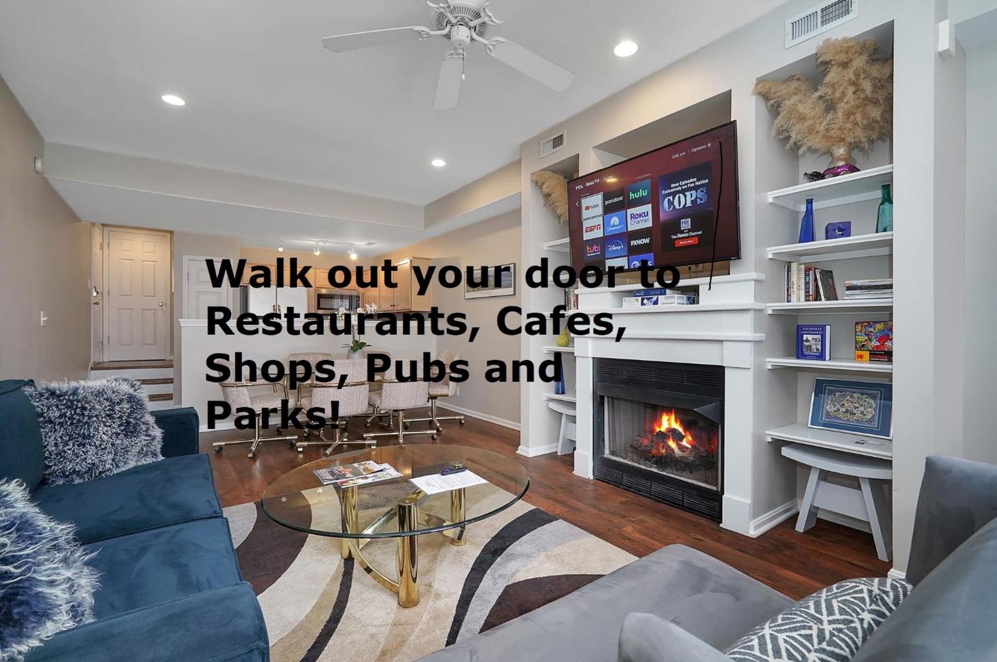 Lux Townhouse, Walk To All, Sleeps 6 Adults Louisville Luaran gambar